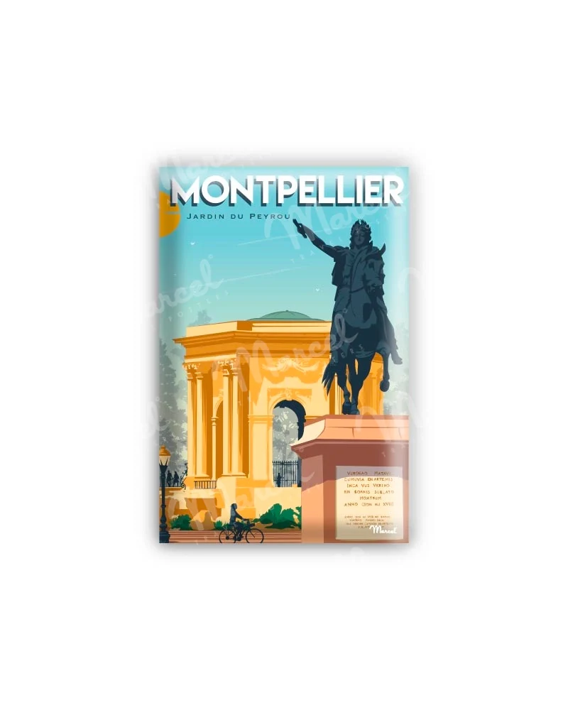 Magnet MONTPELLIER "Le Jardin du Peyrou"