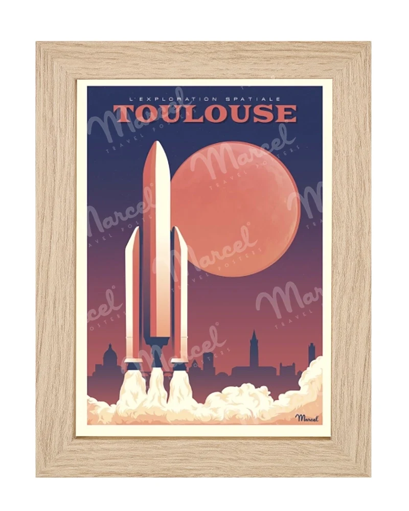 Carte Postale TOULOUSE "L’Exploration Spatiale"