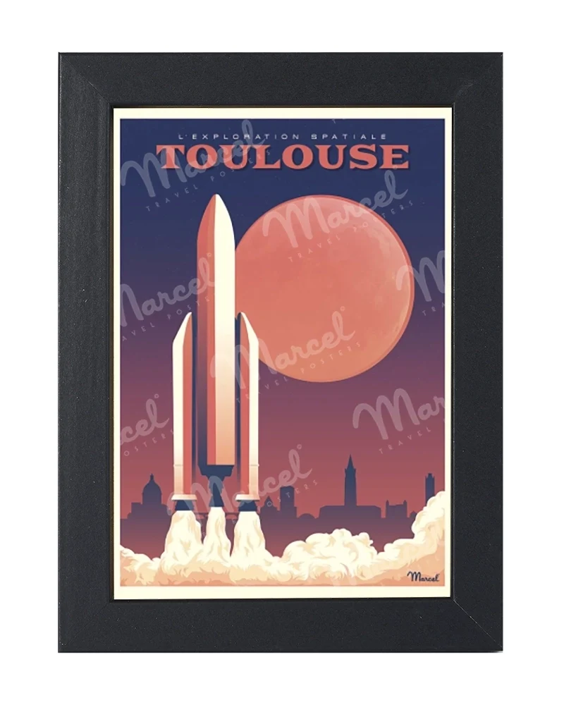 Carte Postale TOULOUSE "L’Exploration Spatiale"