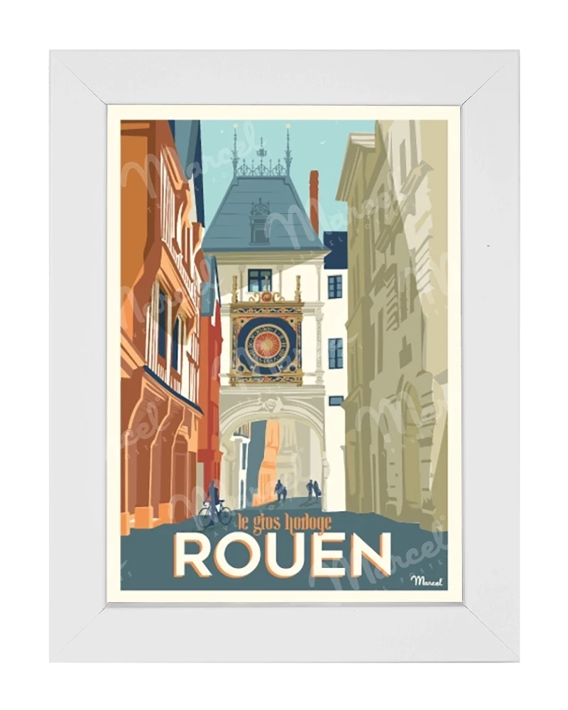 Carte Postale ROUEN "Le Gros Horloge"