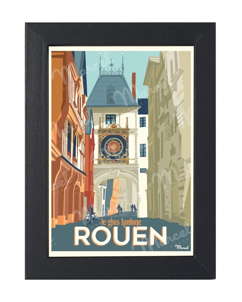 Carte Postale ROUEN "Le Gros Horloge"