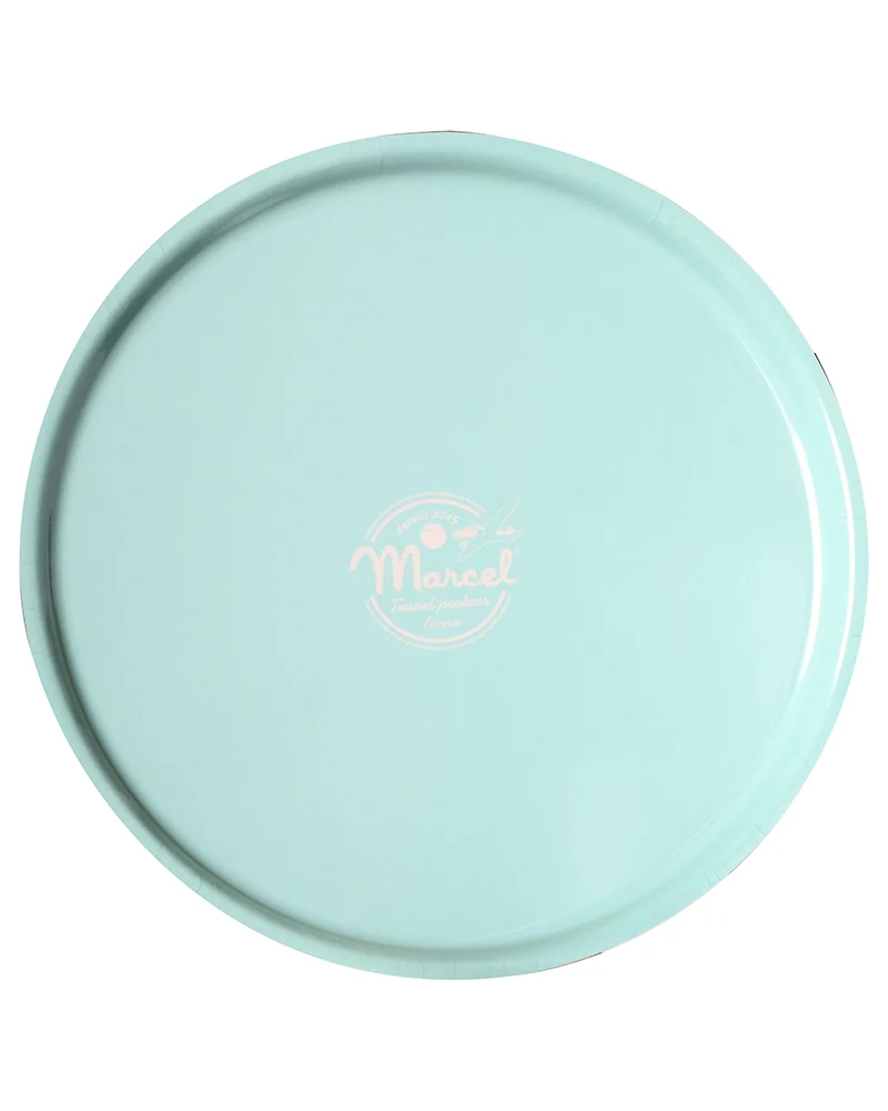 Plateau de Cuisine Rond Travel Color "Citrons"