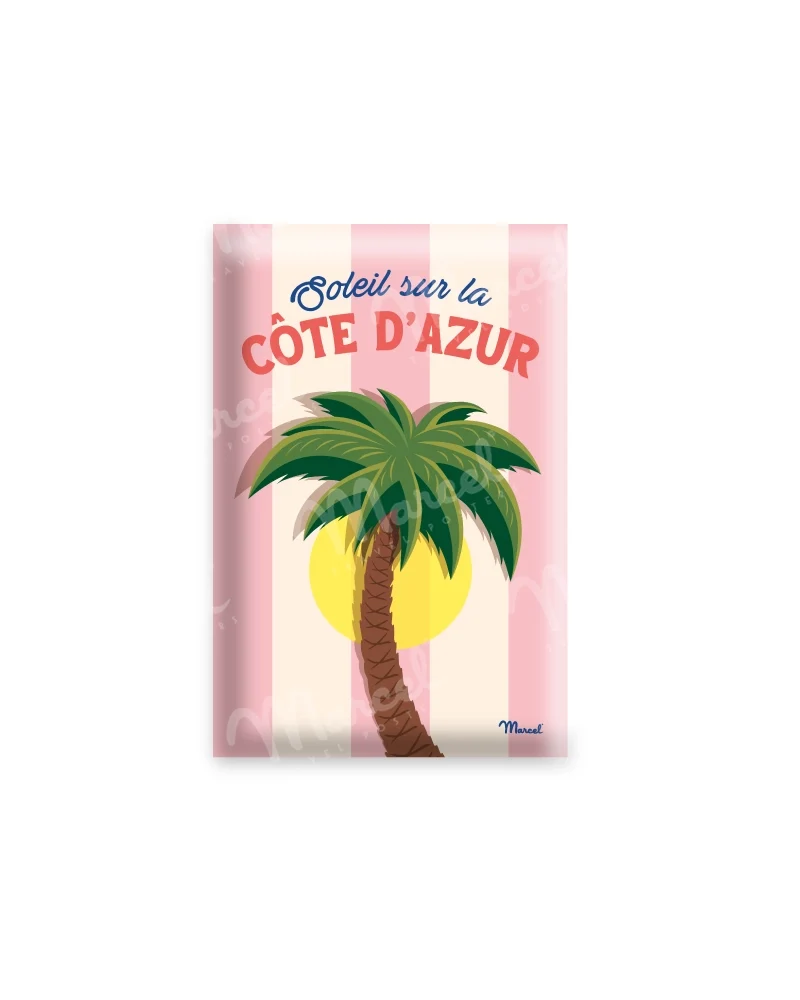 Magnet Travel Color CÔTE D'AZUR "Palmiers"