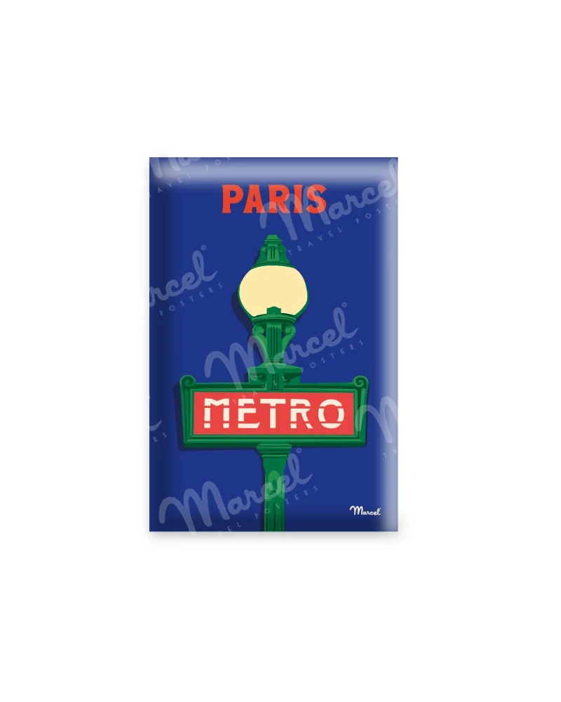 Magnet Travel Color PARIS "Métro"