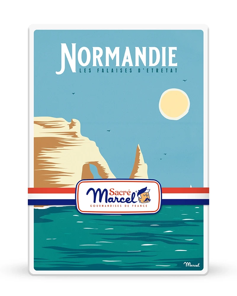 Boîte métal "Falaise de Normandie" | Sacré Marcel