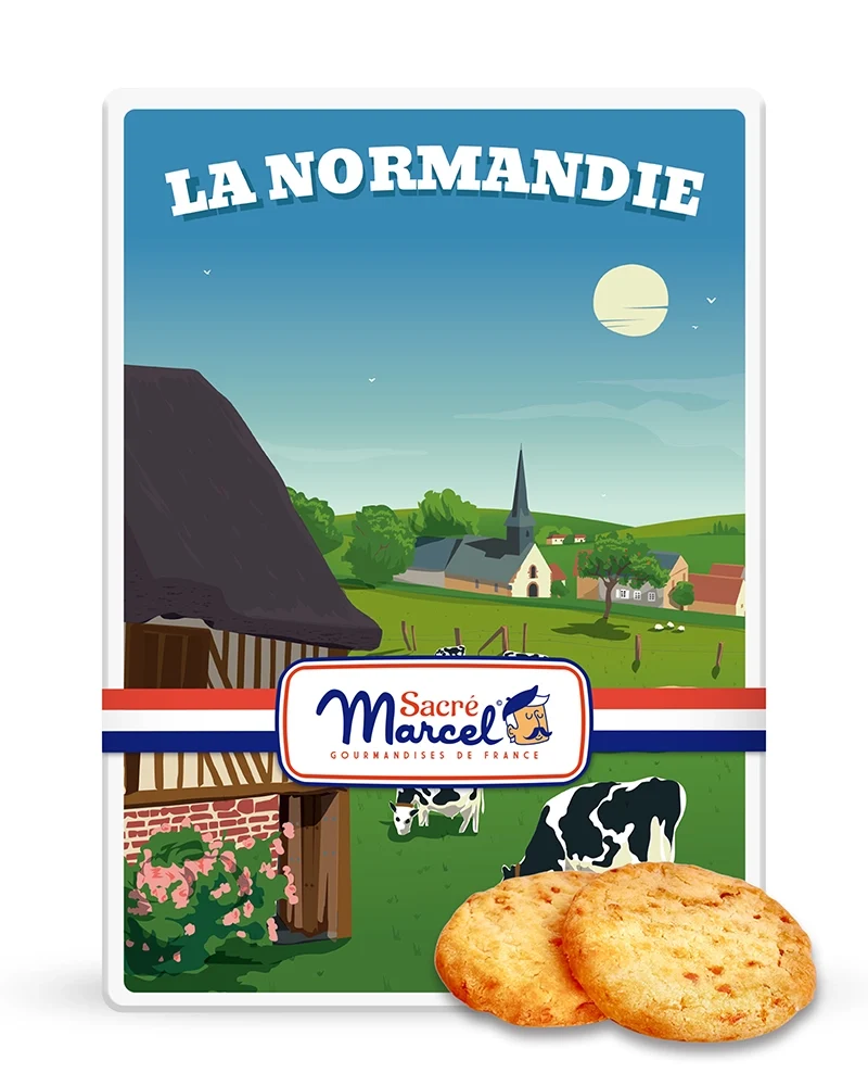 Boîte métal "Campagne Normande" | Sacré Marcel