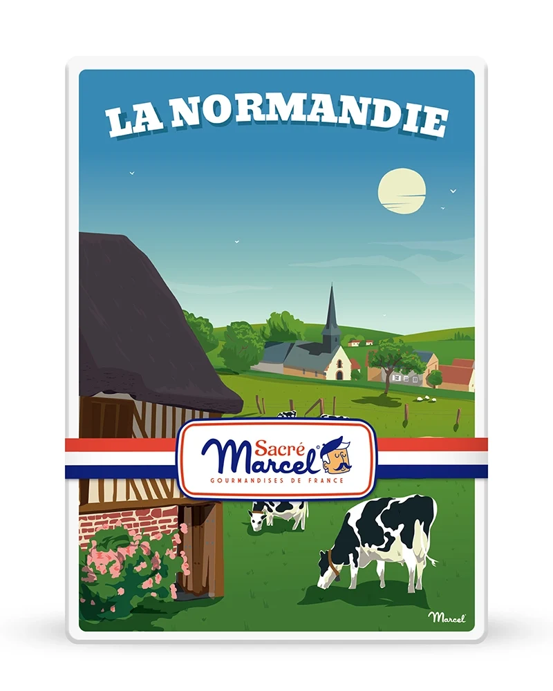 Boîte métal "Campagne Normande" | Sacré Marcel