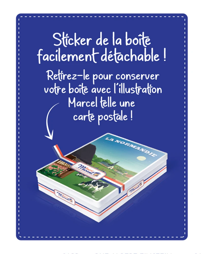 Boîte métal "Campagne Normande" | Sacré Marcel