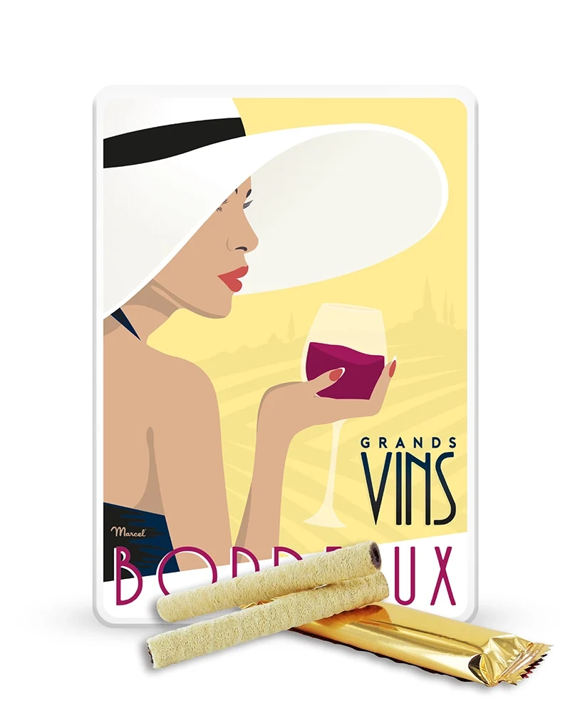 Petite Boîte métal "Vins de Bordeaux" | Sacré Marcel