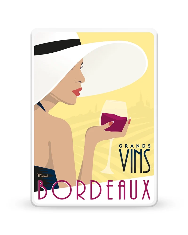 Petite Boîte métal "Vins de Bordeaux" | Sacré Marcel