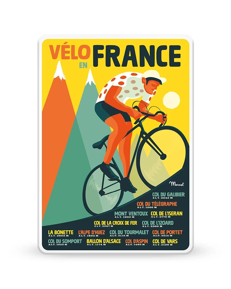 Petite Boîte métal "Vélo en France" | Sacré Marcel