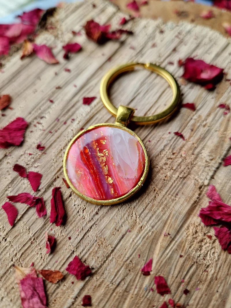Porte clé "Pink Lovely"