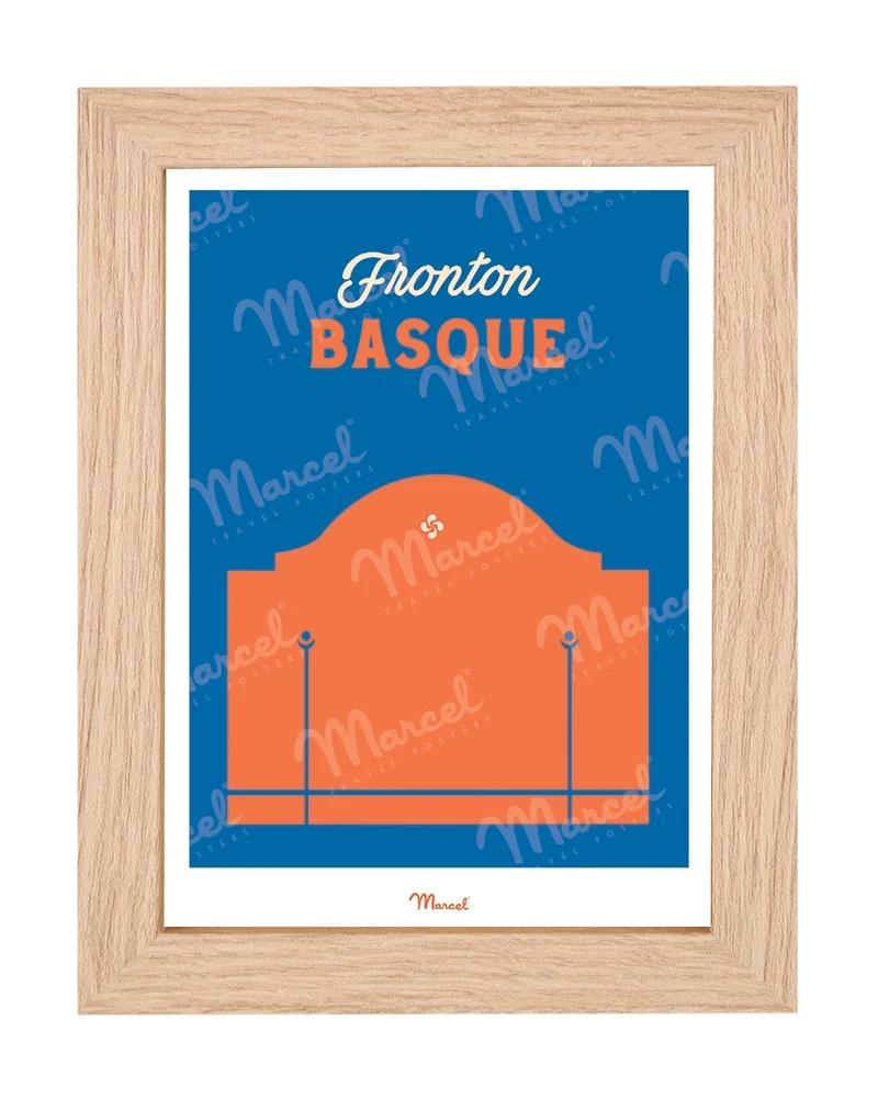 Carte postale Travel Color "Fronton basque"