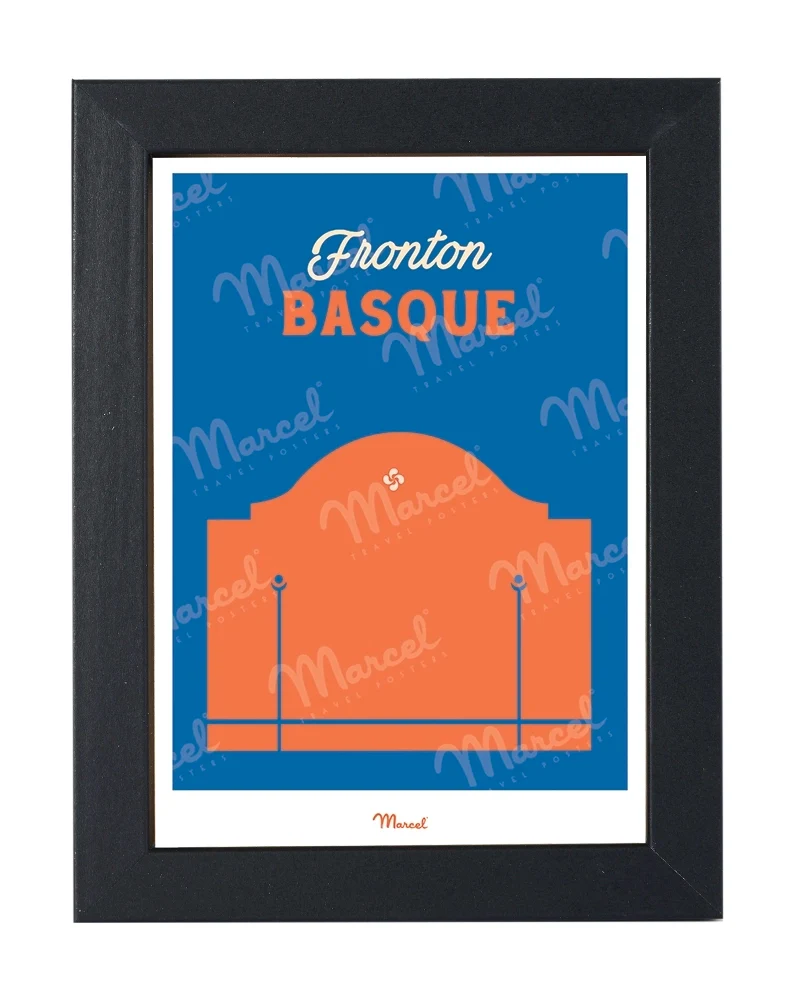 Carte postale Travel Color "Fronton basque"
