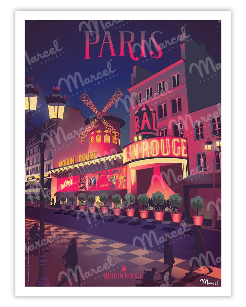 Affiche PARIS "Moulin Rouge"
