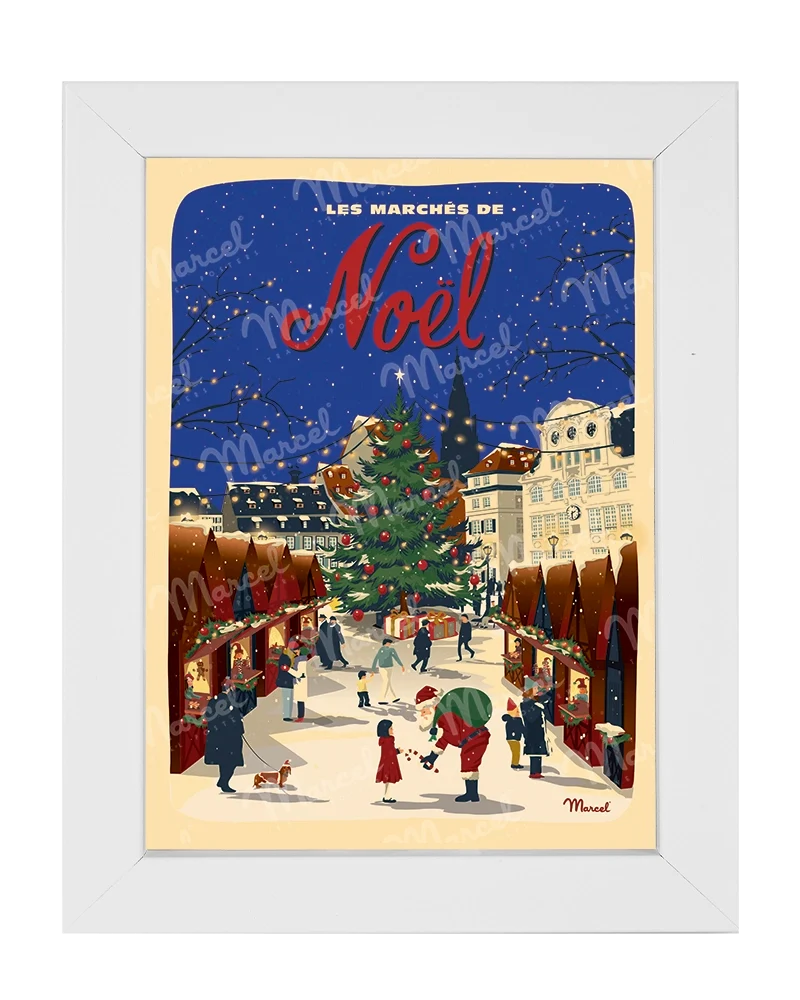 Carte Postale "Les Marchés de Noël"