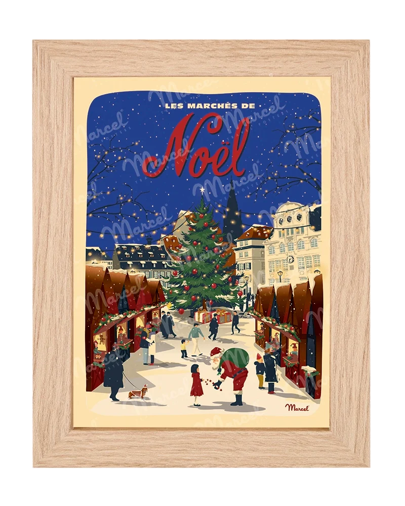 Carte Postale "Les Marchés de Noël"