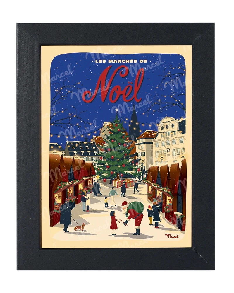 Carte Postale "Les Marchés de Noël"