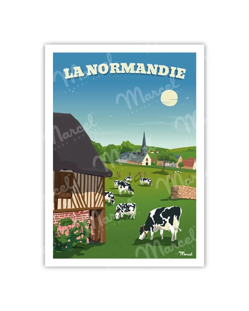 Carte Postale LA NORMANDIE