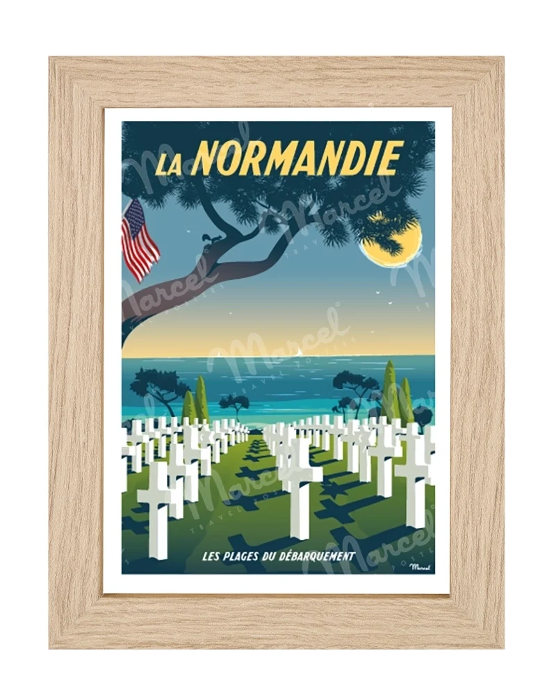 Carte Postale NORMANDIE "Plage du Débarquement"