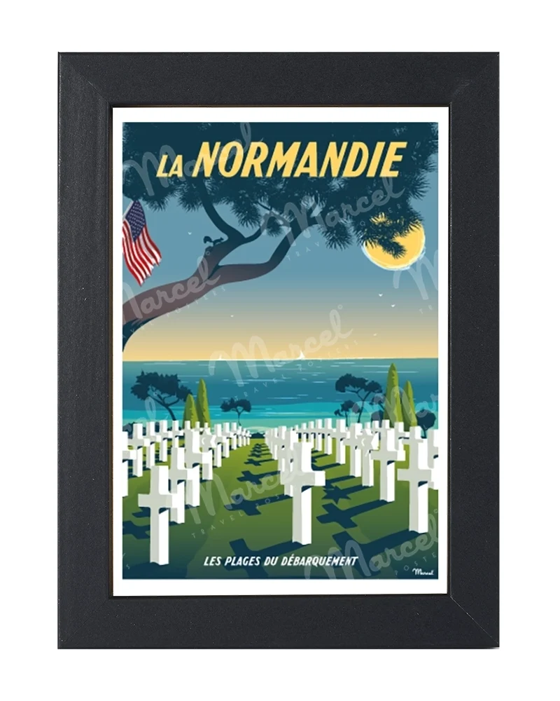 Carte Postale NORMANDIE "Plage du Débarquement"