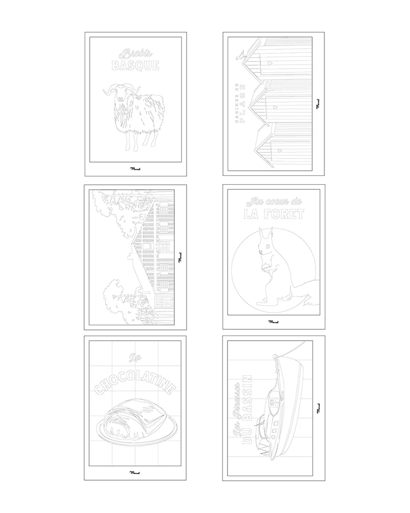 Carnet de Coloriage "Piment d'Espelette"
