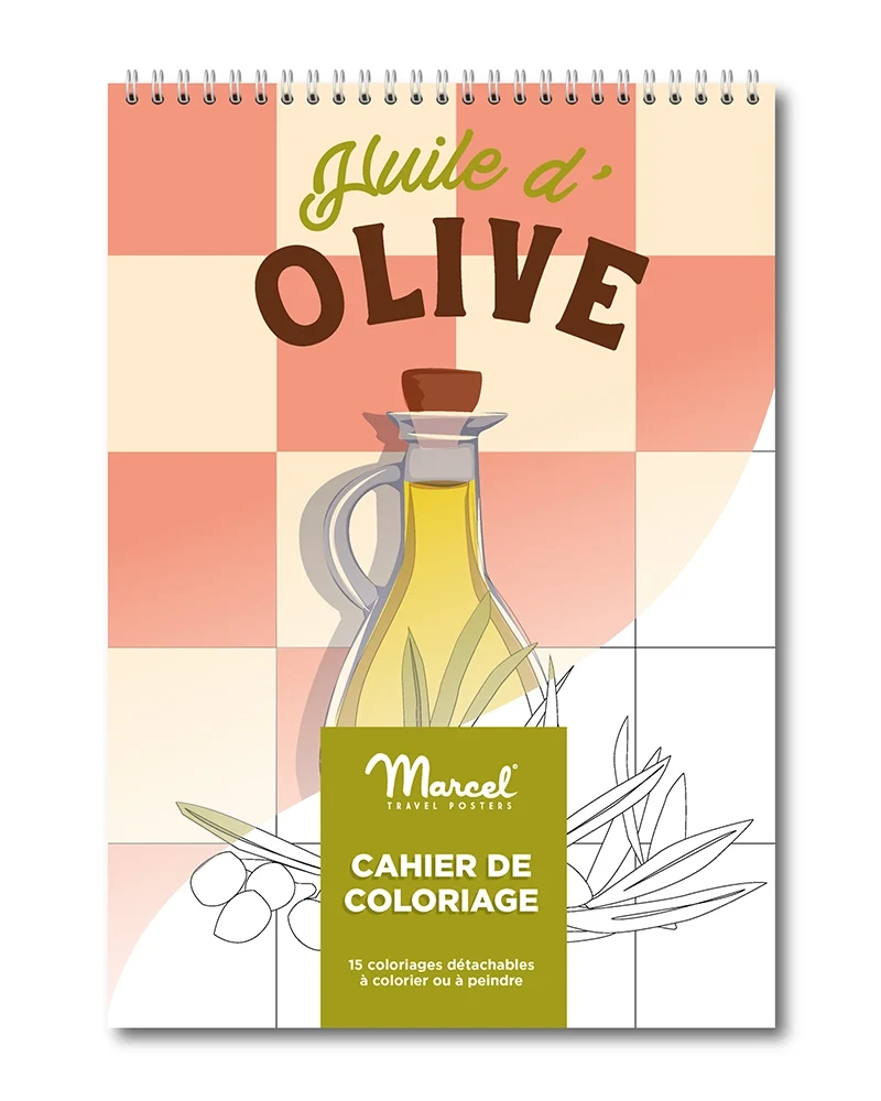 Carnet de Coloriage "Huile d'olive"