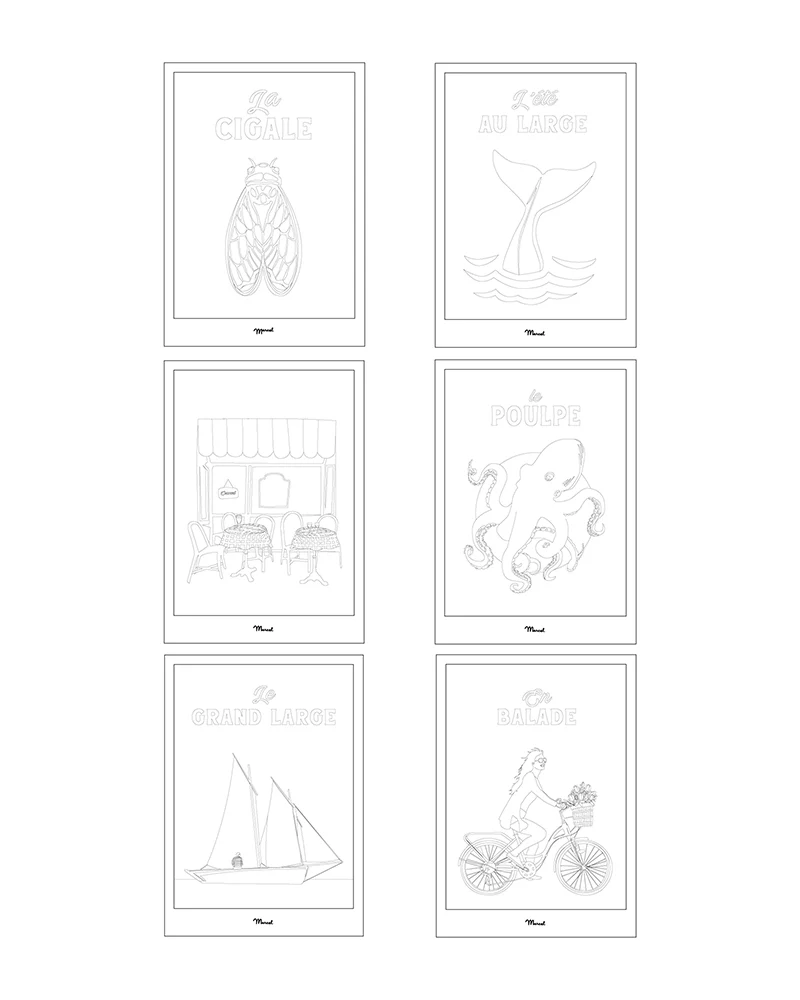 Carnet de Coloriage "Huile d'olive"