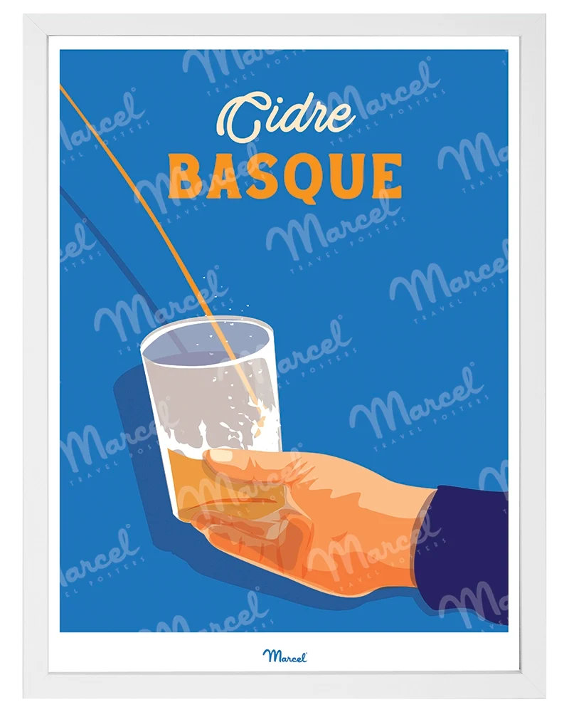 Affiche Travel Color "Cidre Basque"