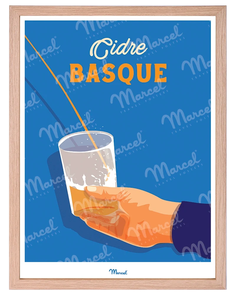 Affiche Travel Color "Cidre Basque"