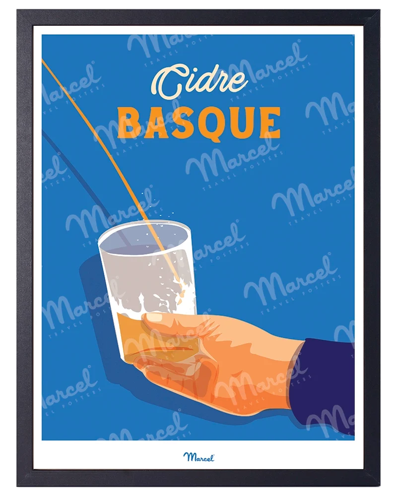 Affiche Travel Color "Cidre Basque"