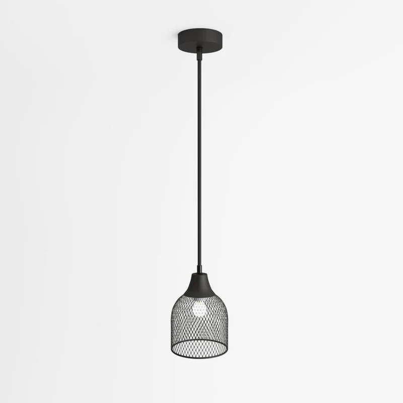 Suspension en métal noir