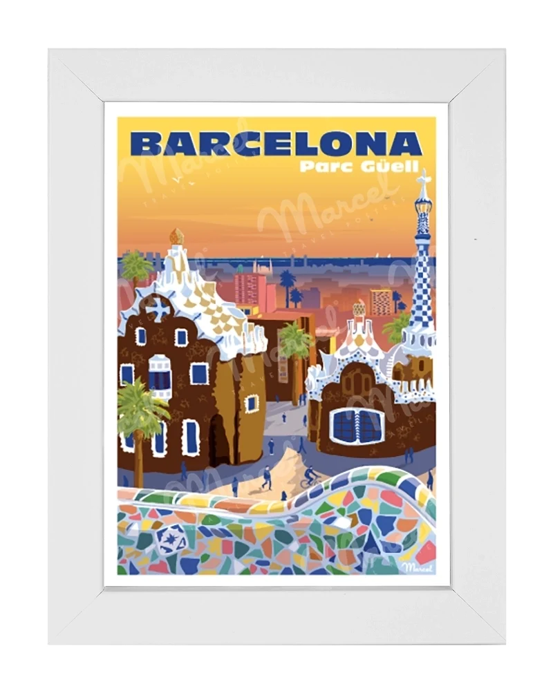 Carte Postale BARCELONE "Parc Güell"