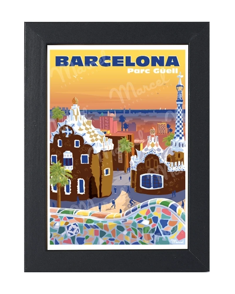 Carte Postale BARCELONE "Parc Güell"