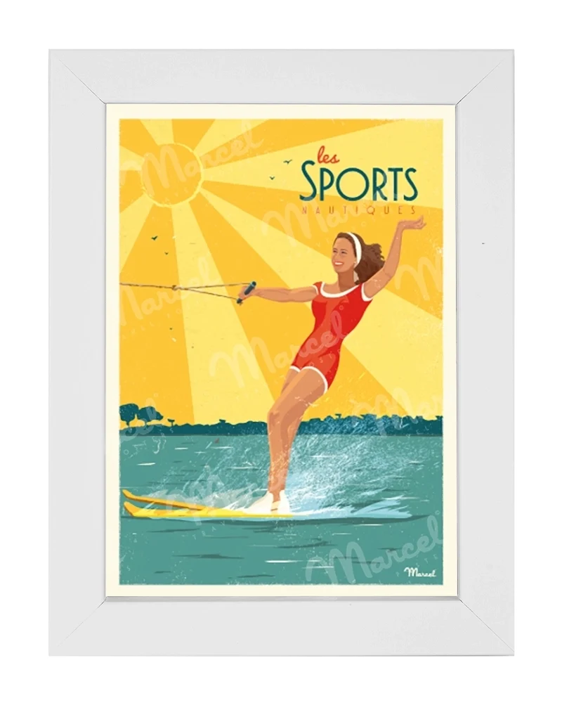 Carte Postale "Les Sports Nautiques"