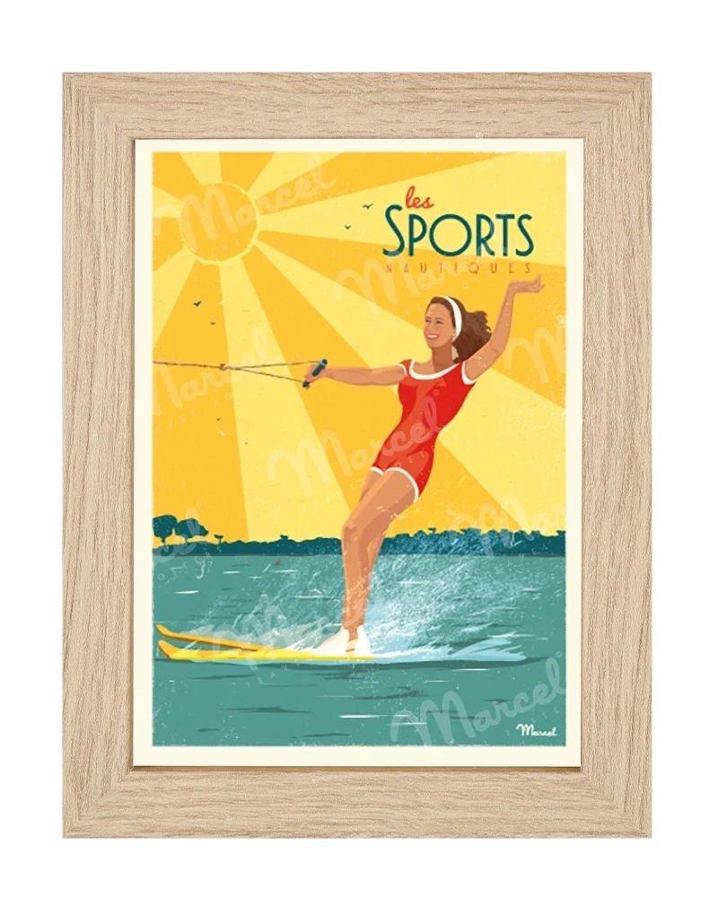 Carte Postale "Les Sports Nautiques"