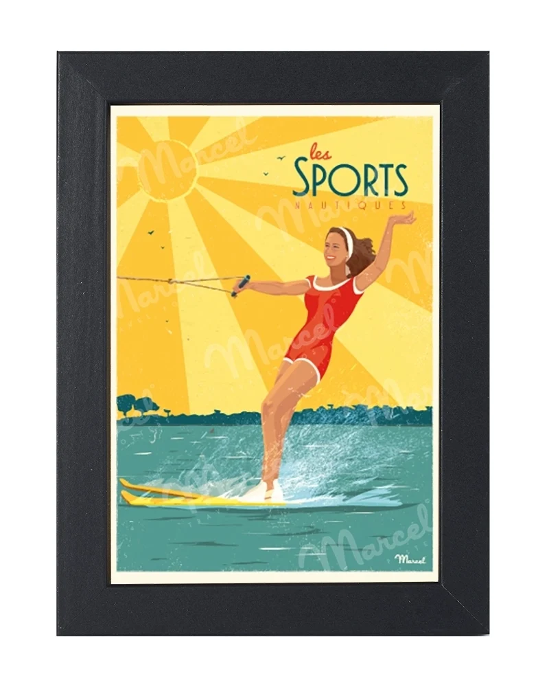 Carte Postale "Les Sports Nautiques"