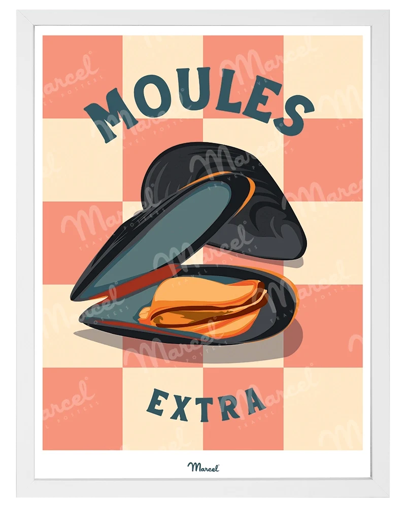 Affiche Travel Color "Moules"