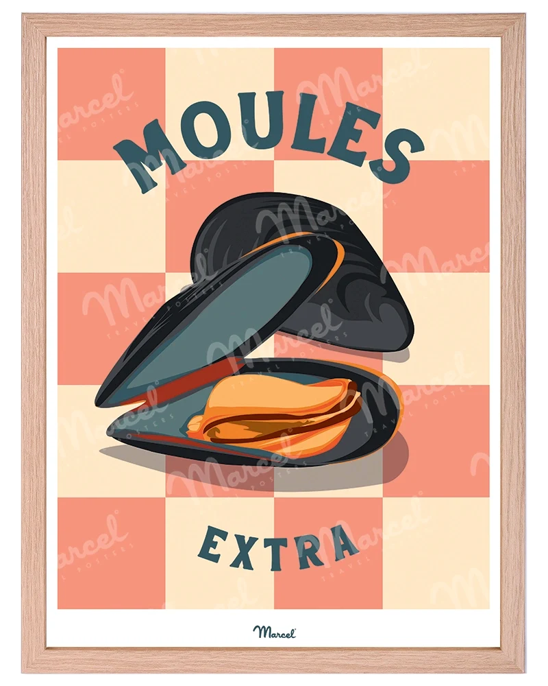 Affiche Travel Color "Moules"