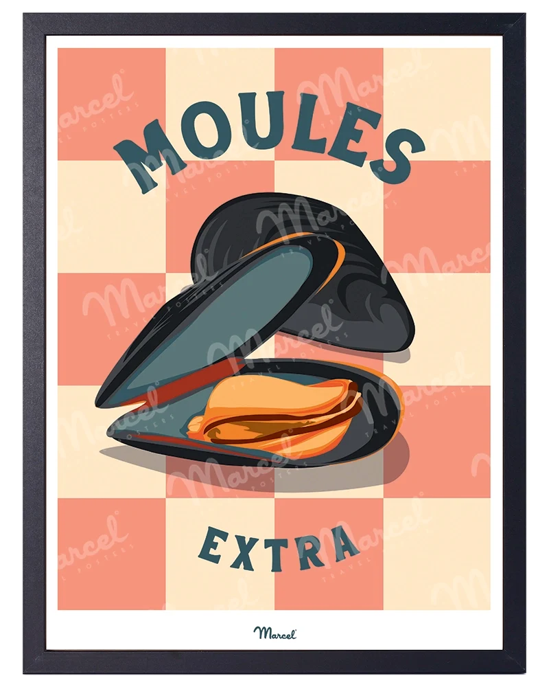 Affiche Travel Color "Moules"
