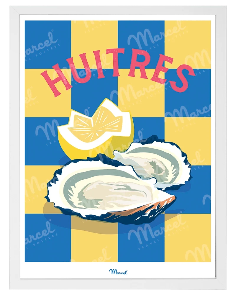 Affiche Travel Color "Huitres"