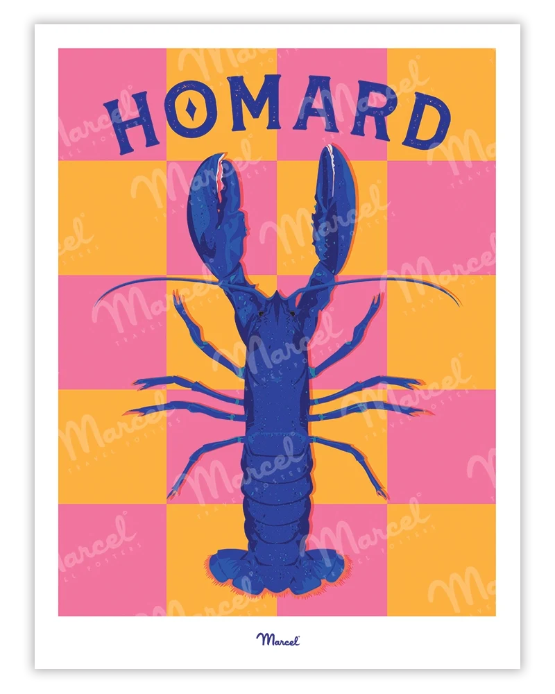 Affiche Travel Color "Homard"