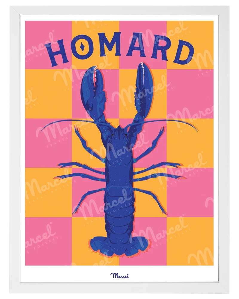 Affiche Travel Color "Homard"