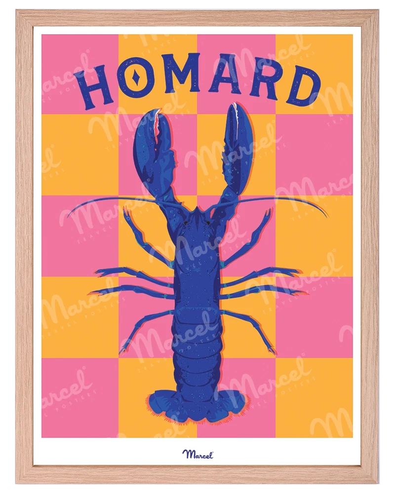Affiche Travel Color "Homard"