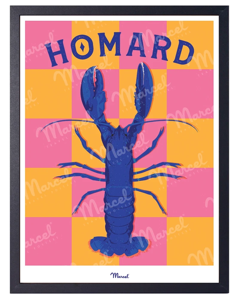 Affiche Travel Color "Homard"