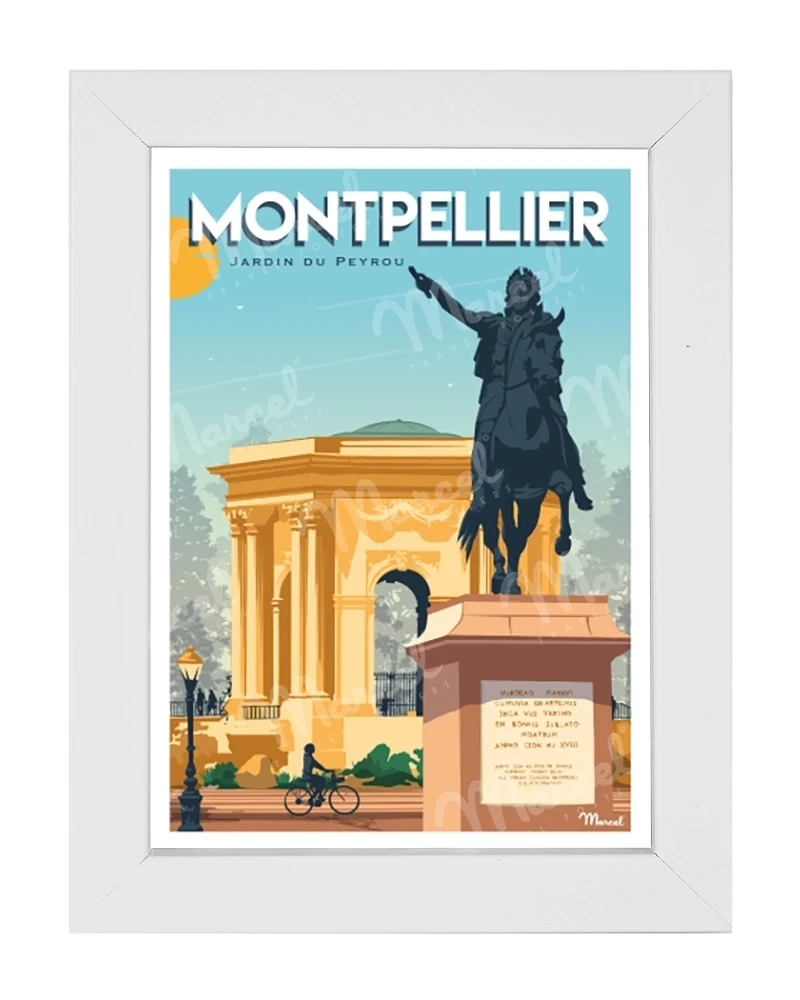 Carte Postale MONTPELLIER "Le Jardin du Peyrou"