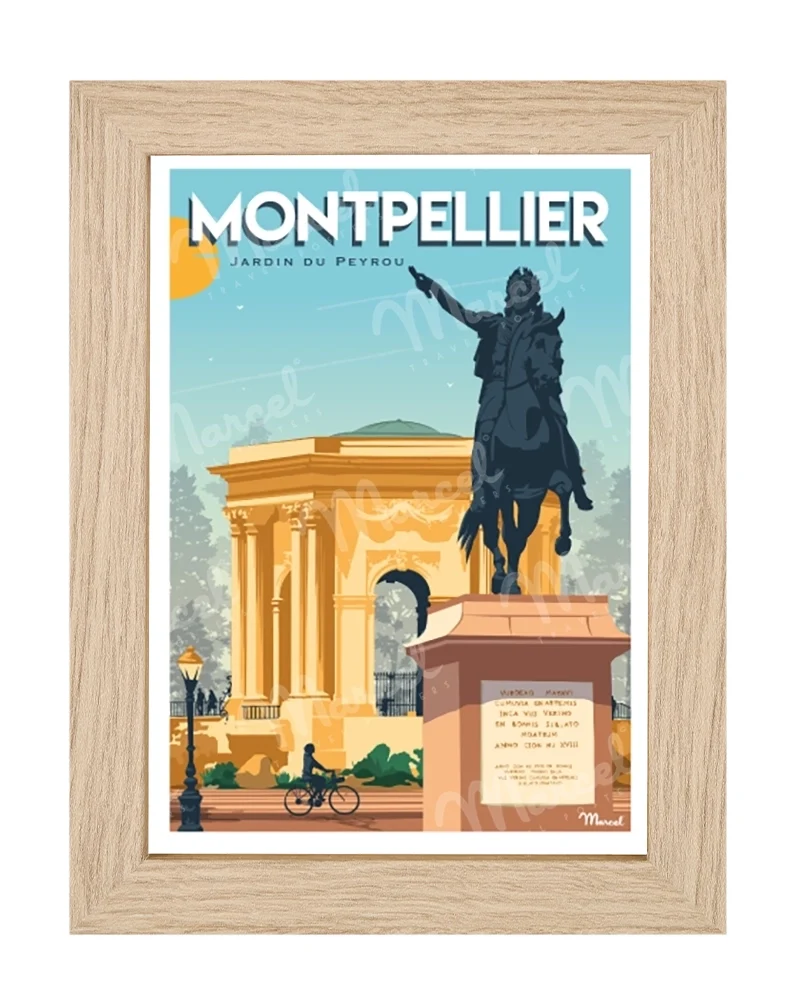 Carte Postale MONTPELLIER "Le Jardin du Peyrou"