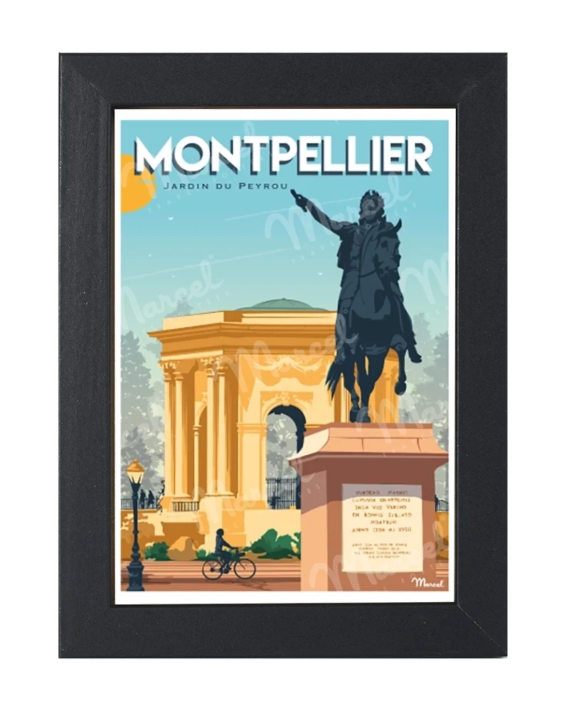 Carte Postale MONTPELLIER "Le Jardin du Peyrou"