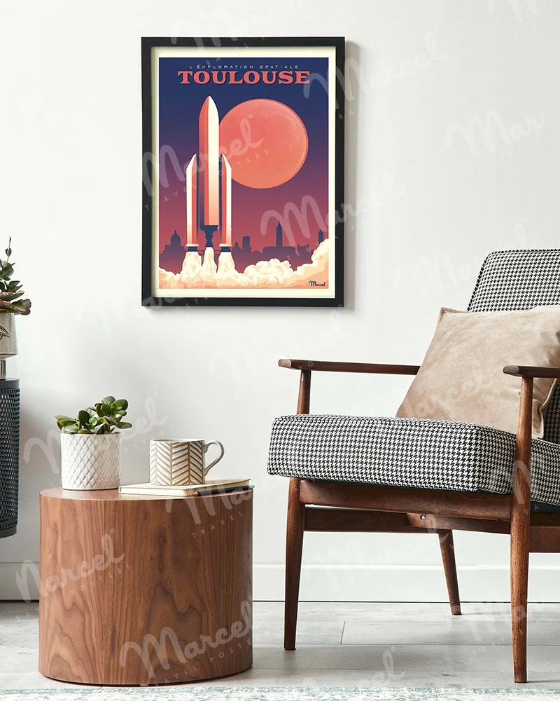 Affiche TOULOUSE "L’Exploration Spatiale"