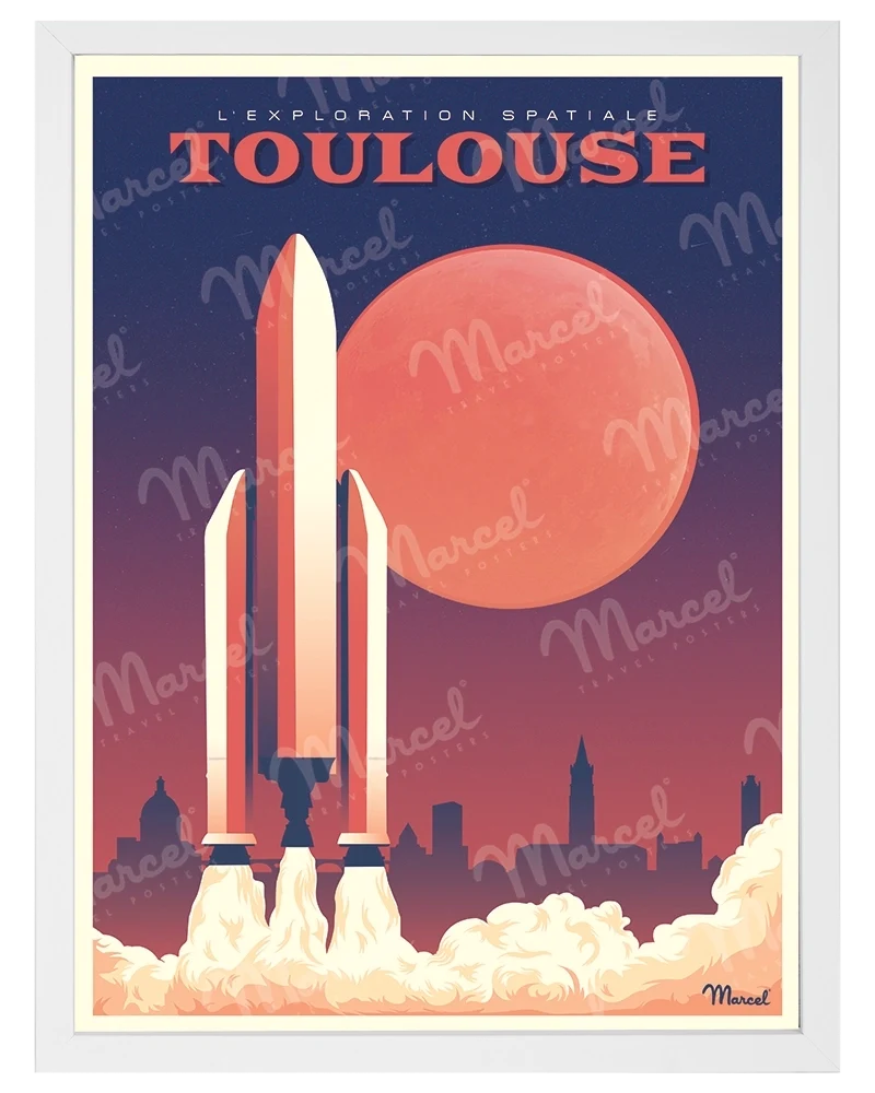 Affiche TOULOUSE "L’Exploration Spatiale"